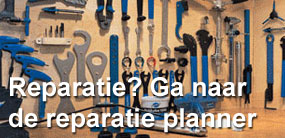 Reparatie? Ga naar de reparatie planner!